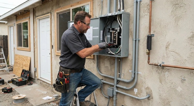 Separación de Servicios en el ADU del Garaje: Electricidad, Agua y Alcantarillado Explicados