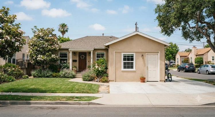 JADU vs in-law suite difference illustrated in a converted South Bay garage