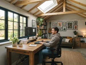 Natural Light Options for a Garage Home Office: Windows vs Skylights