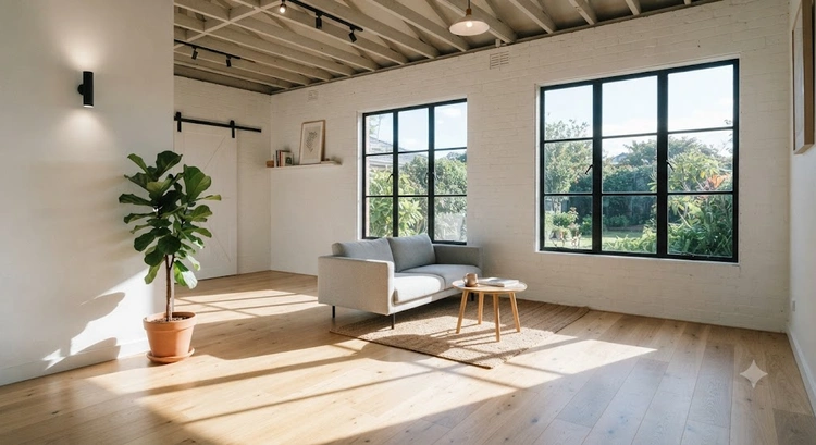 ADU natural light requirements California window layout in converted garage